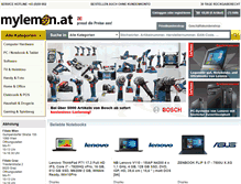 Tablet Screenshot of mylemon.at